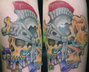 Skinhead Neck Tattoo Head...