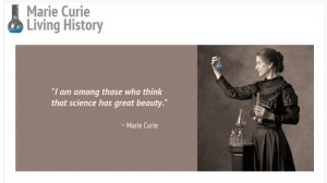 Marie Curie – A Living History Project