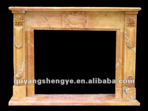 wood burning stove fireplace mantel