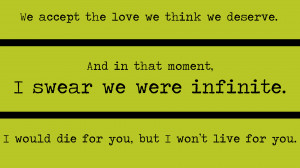 Pic] I just made this Perks of Being a Wallflower wallpaper ...