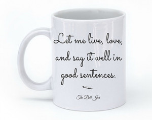 ... mug the bell jar mug quote mug literary gift literary mug book quotes