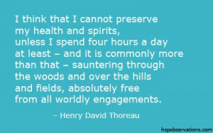 Word Of Advice From Thoreau