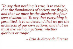 The Assassin's Ezio's Quote