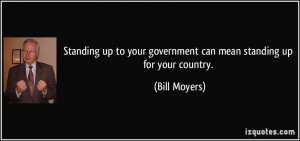 Standing up to your government can mean standing up for your country ...