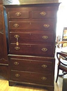 ... SALE*** Georgian Chest On Chest - ASK FOR INTERNATIONAL POSTAGE QUOTE