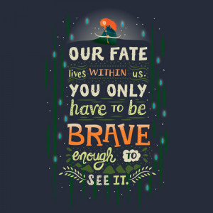 Princess Merida Brave Quote T-Shirt