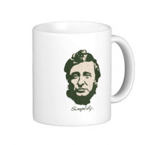 Thoreau - Simplify Classic White Coffee Mug