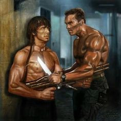 Stallone and Schwarzenegger (Fan Art) More