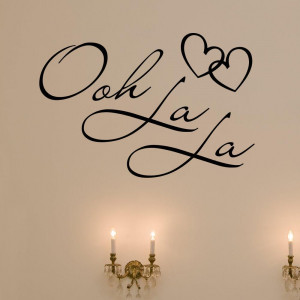 5pcs-lot-OOH-LA-LA-Paris-France-Hearts-Love-Quote-Vinyl-Wall-Decal ...