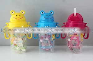 550ml plastic water bottle with handle portable type bottle sport cup