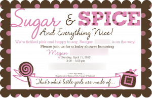 theme that i chose sugar and spice and everything nice of course i ...