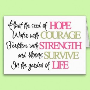 Plant the seed of HOPE Greeting Card