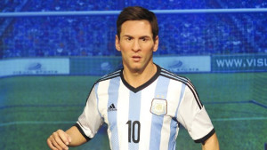 ... New York unveiled a new wax figure of Lionel Messi in New York City