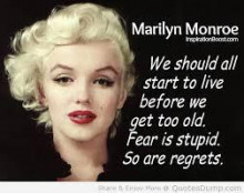 really like Monroe's quote!! I think so too!!