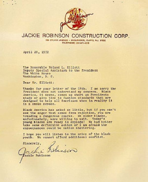 LETTER TO SPECIAL ASST. TO PRESIDENT NIXON – APRIL 20, 1972