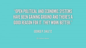 Open political and economic systems have been gaining ground and there ...