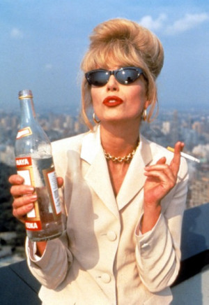 Joanna Lumley as Patsy Stone in 'Absolutely Fabulous'. Photo: Rex