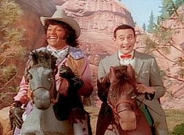 ... (Laurence Fishburne) and Pee-wee on the 1990 episode 