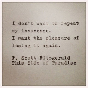 What's your favorite Fitzgerald quote?