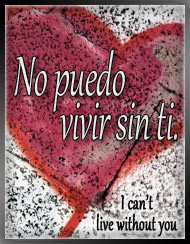 can't live without you - No puedo vivir sin ti
