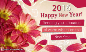 New Year Floral Cards 2013