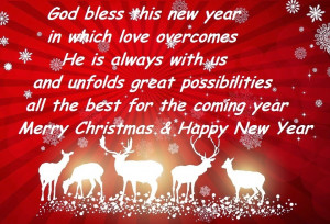 Christmas Day 2014 and Happy New Year 2015 Religious Verses