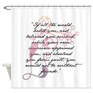 Quote Shower Curtain