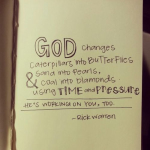 Diamonds are made under pressure