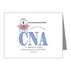 Cna Week Gifts > Cna Week Thank You Cards & Note Cards > Nursing ...