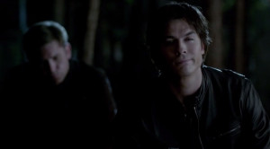 Damon grieving Alaric.