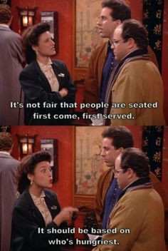 Elaine Benes telling it like it should be More