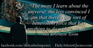 Neil deGrasse Tyson Atheist Quotes