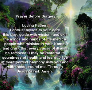 prayer for surgery