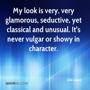 ... , yet classical and unusual. It's never vulgar or showy in character