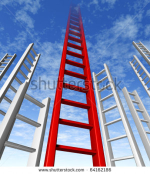 Download Woman Climbing Ladder