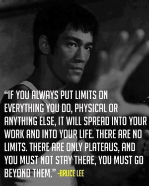 Bruce Lee - No Limits, only Plateaus