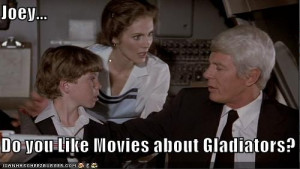 Gladiator Movie Airplane