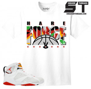 Jordan 7 Hare Sneaker Match Retro 7s Shirts