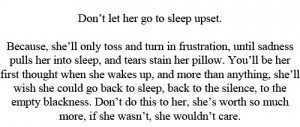 ... Go To Sleep, Sleep Upset, Heartbroken Girls Quotes, Dont Lets Her Go