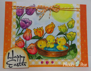 HH0175 Pond Of Ducklings , GG0210 Easter Flowers ,