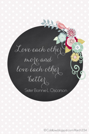 LDS General Conference Printables / May Visiting Teaching Printables