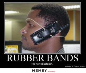 Rubber Bands Are The New Bluetooth