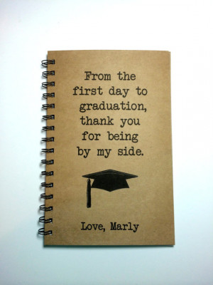 Graduation Gift, To Parents, Graduation Notebook, To Mom, To Dad ...