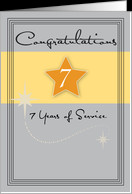 Year Employee Anniversary, Star card - Product #684018