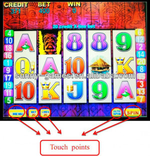 TIKI TORCH Aristocrat slot game board Gambling casino game machine PCB
