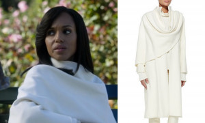 Scandal Fashion: Olivia’s coats from the Last Supper