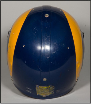 Late '70s Early '80s Hacksaw Reynolds Game-Worn Rams Helmet - 100% ...