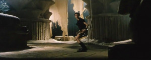Angelina Jolie as Lara Croft in Lara Croft - Tomb Raider (2001)