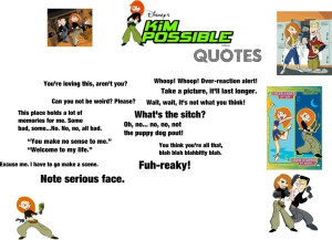 Kim Possible Quotes