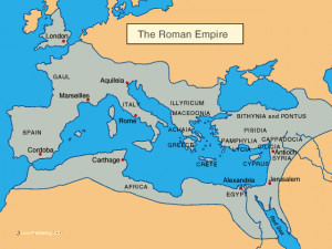 the roman empire as seen in this map of roman empire bible map was the ...